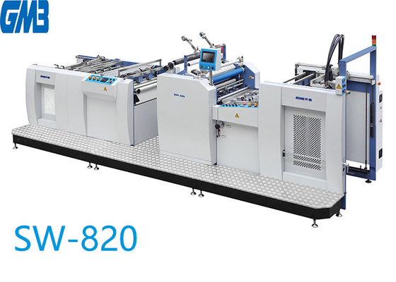 China Vollautomatische Handelslaminiermaschinen-Maschine 820 * 1050MM maximales Papier fournisseur