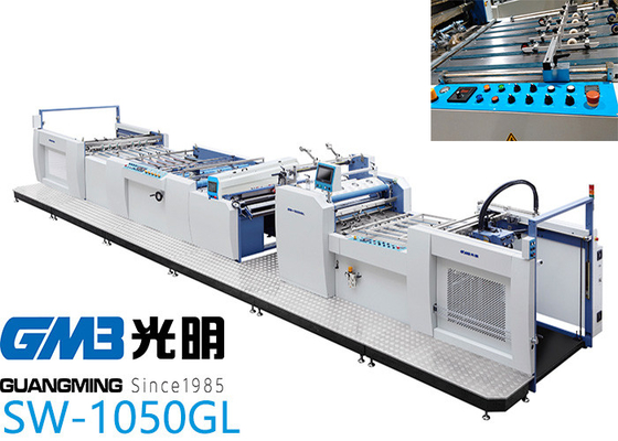 China Einfache Operations-Papier-Laminierungs-Maschine 60 - 130℃, das Schalter Arbeits ist - 1050GL fournisseur