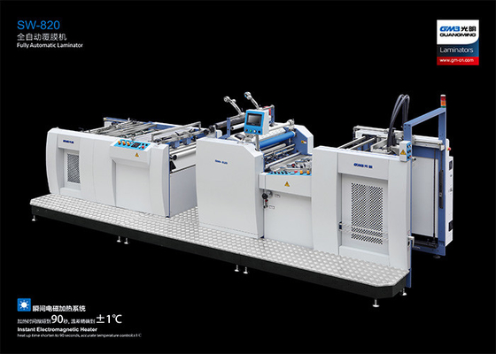 China Hohe Leistungsfähigkeits-industrielle lamellierende Maschine 820 * 1050MM maximales Papier fournisseur